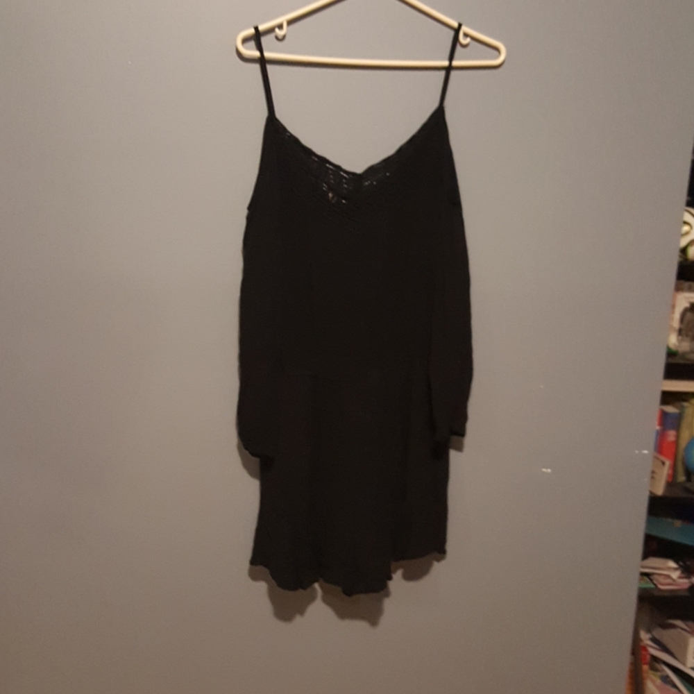 Cold shoulder romper